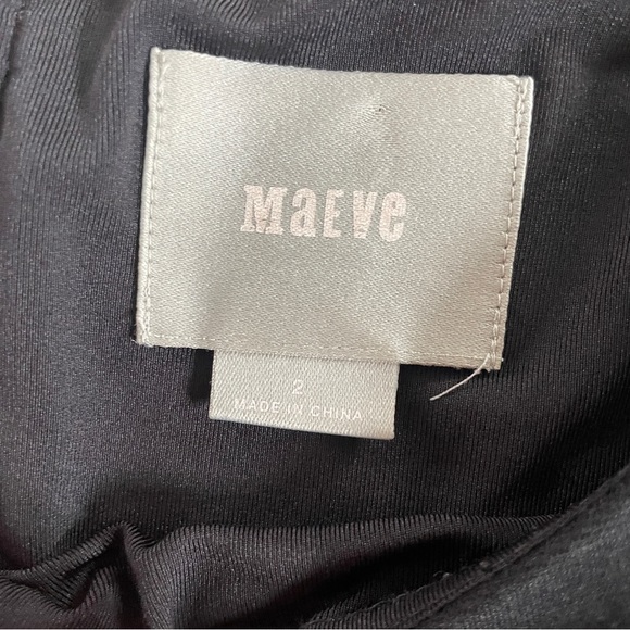 Maeve for Anthropologie stripped fitted classic midi dress 2 - Picture 7 of 9